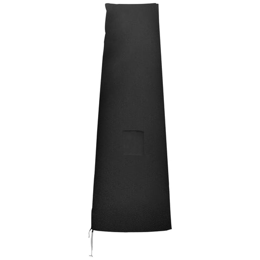 Outsunny Funda para Sombrilla de Jardín Funda Protectora para Parasol Impermeable de Tela Oxford 300D con Cremallera y Varilla de Soporte Plegable 240x48/70 cm Negro