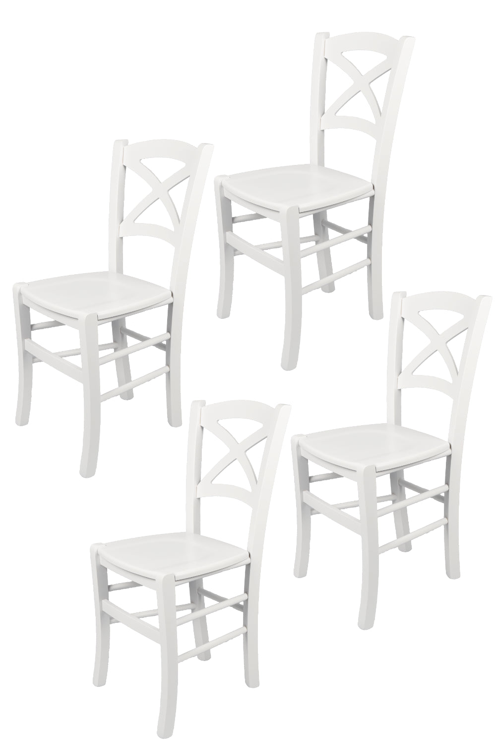 HOMCOM Set de 4 Sillas de Comedor Tapizadas de Piel Sintética con Respaldo  Alto y Patas de Metal 41x50x97 cm Negro