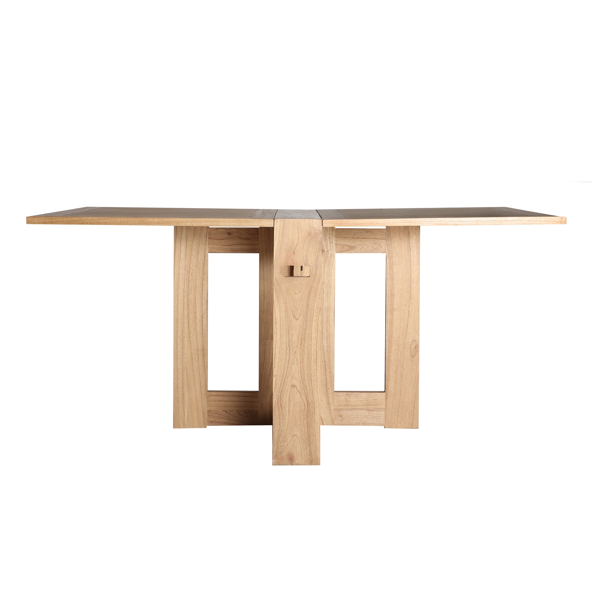 Mesa plegable 140 x 70 cm en madera natural mesa plegable para jardín