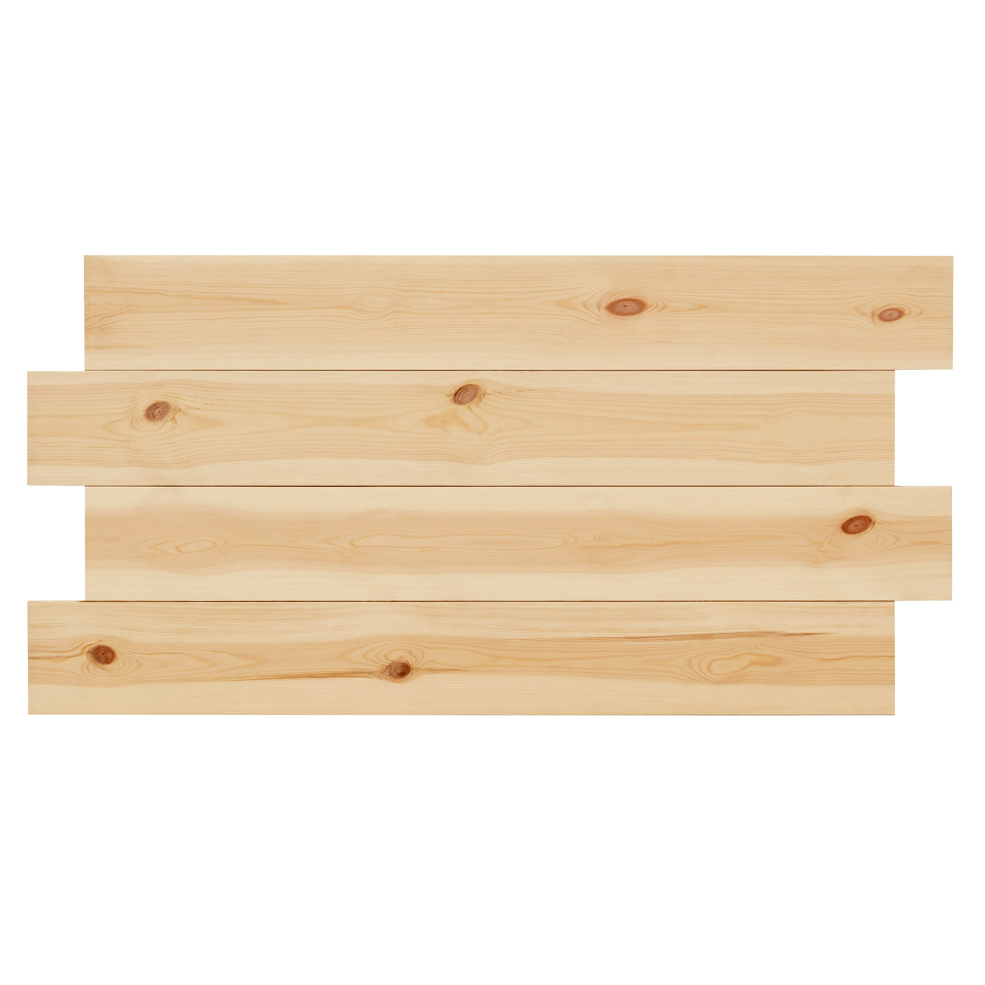 Pack Cabecero de madera flandes + mesitas Ingrid natural