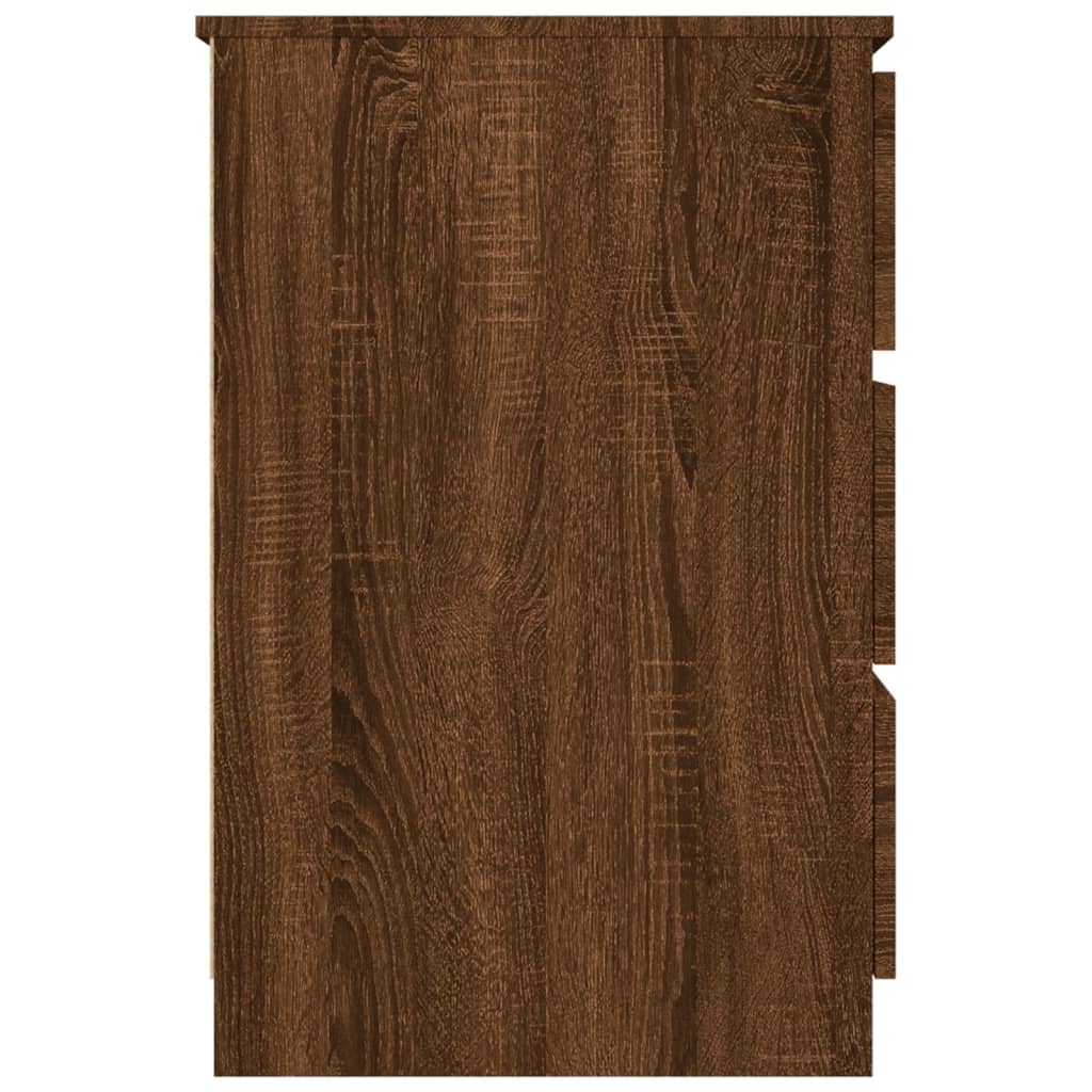 vidaXL Escritorio madera contrachapada roble marrón 140x50x77 cm