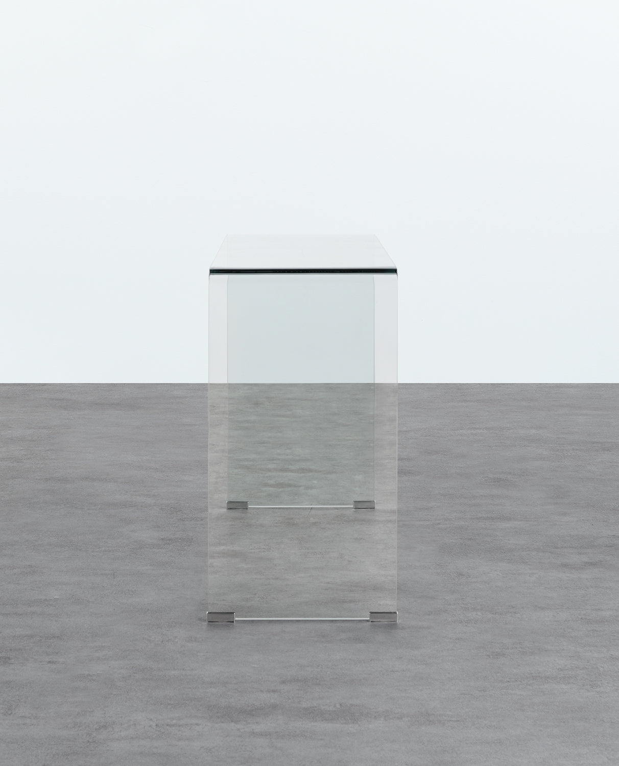 Consola de Cristal Templado (120x40 cm) Gress Cristal transparente - The Masie