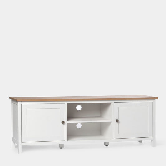 Mueble TV 150 en madera color blanco Marais -  Klast