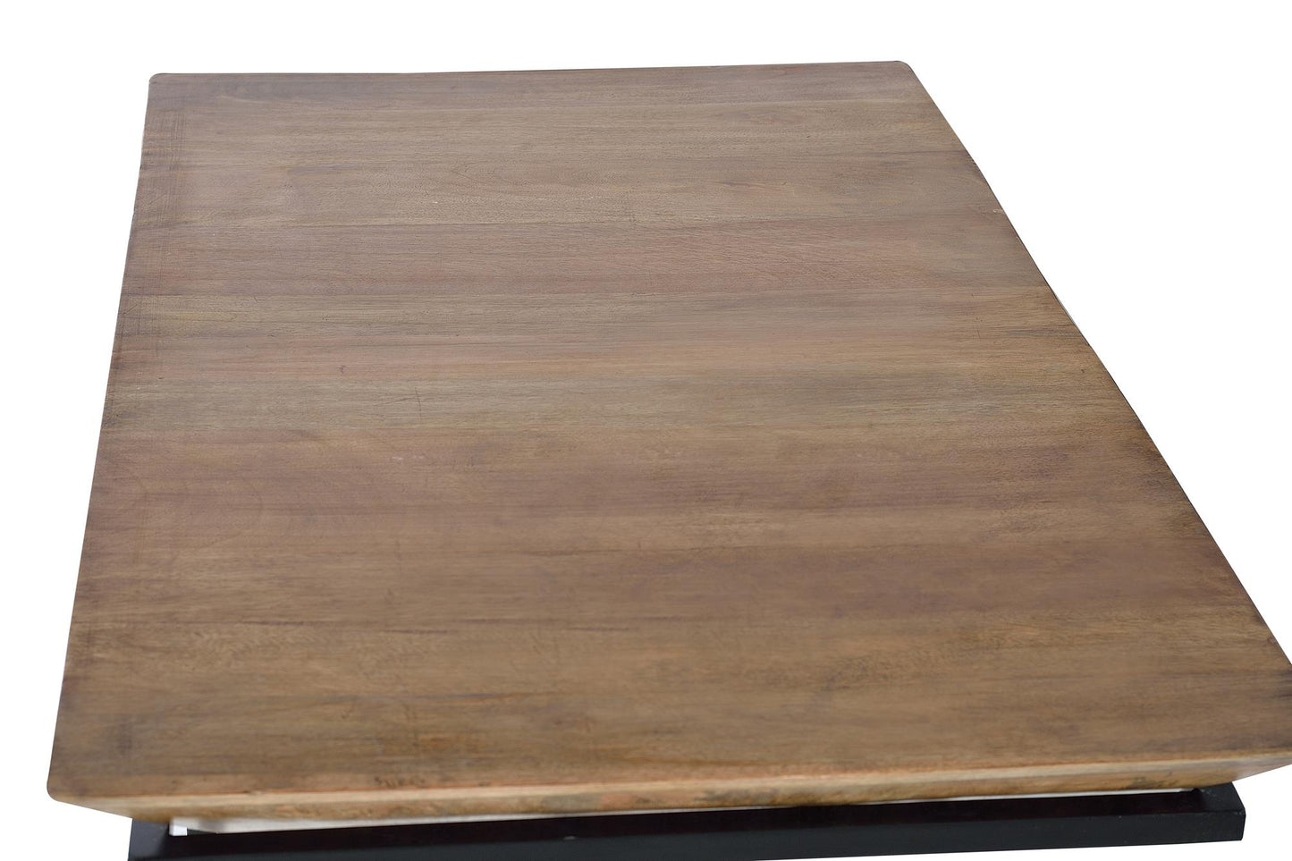 Mesa de centro en madera de mango y base de metal - GINER Y COLOMER