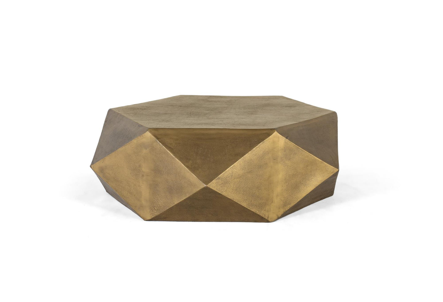 Mesa de centro hexagonal de aluminio - GINER Y COLOMER