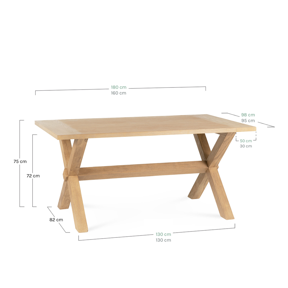 Legacy Mesa 160x95x75cm - WABI HOME