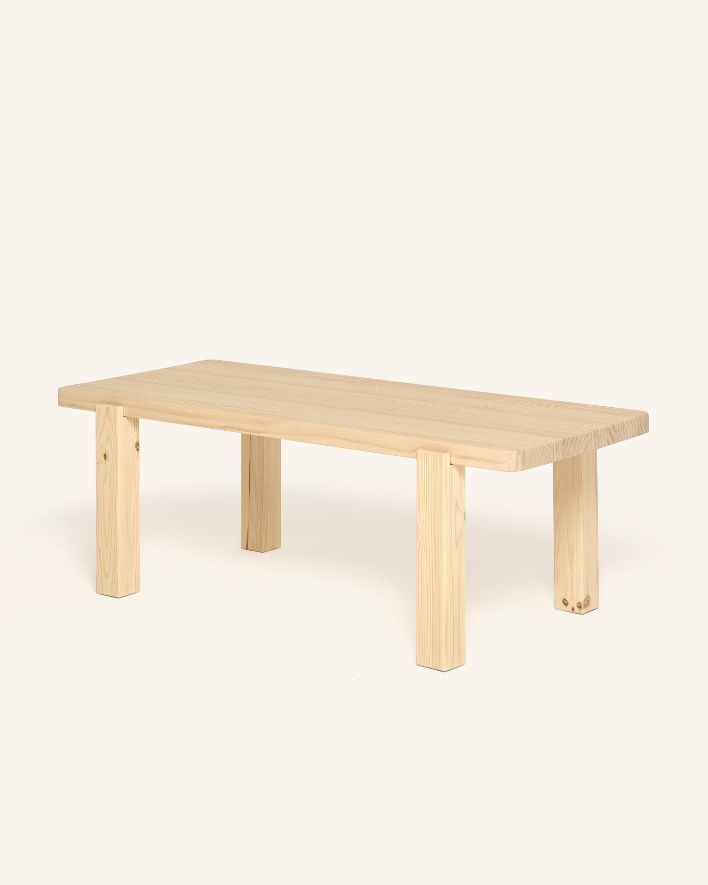 Mesa de centro Bille Natural 120 cm Altura 42 cm - Hannun