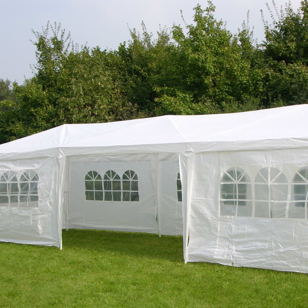 HI Carpa para fiestas con paredes laterales blanco 3x9 m