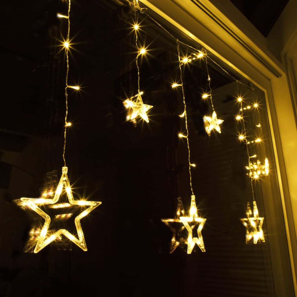 HI Cotina de luces estrellas Fairy con 63 LEDs