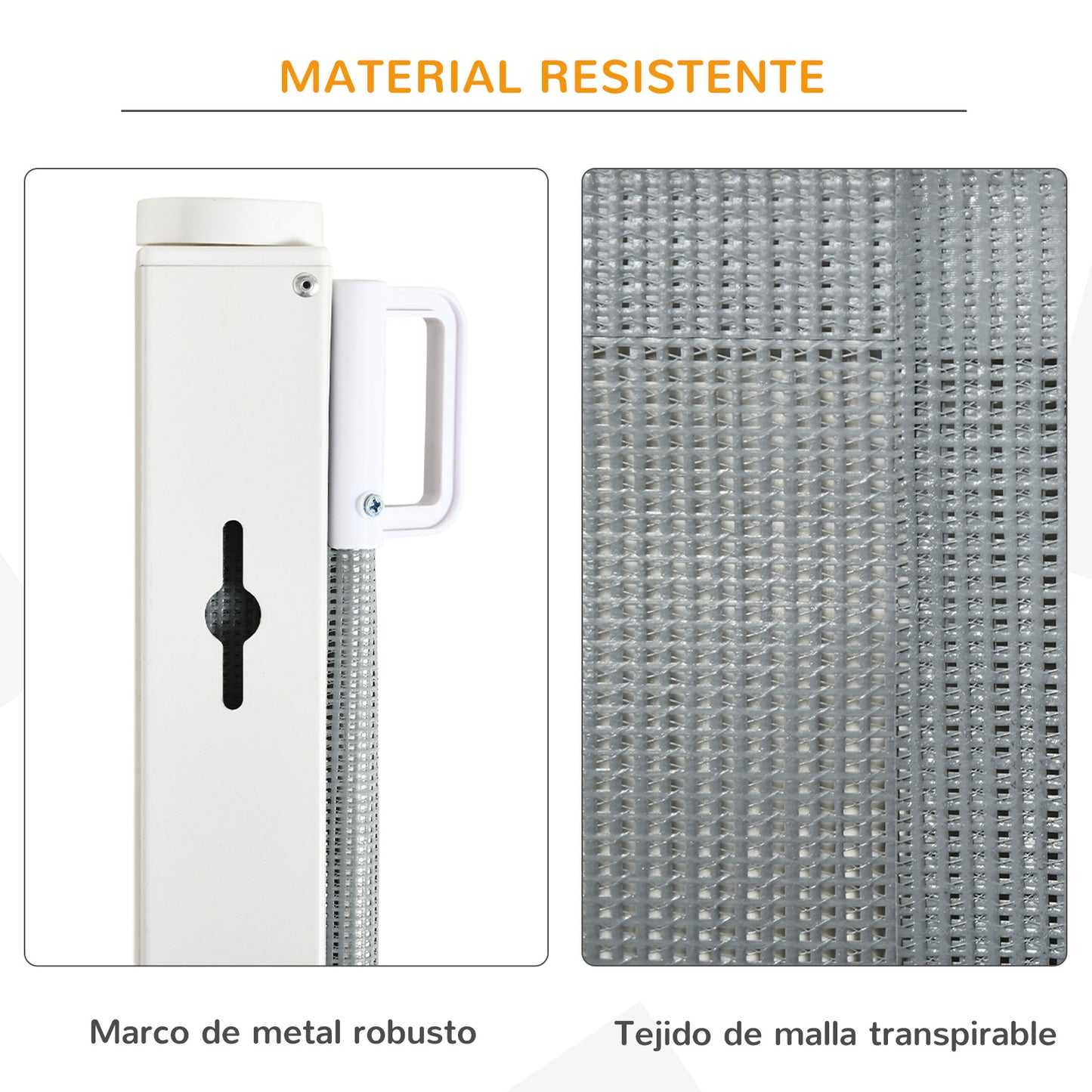 PawHut Barrera Seguridad para Perros Extensible Barrera para Mascotas con Extensión de Acero y Malla de Texteline para Escaleras y Puertas 5,5-115x5,5x82,5 cm Gris