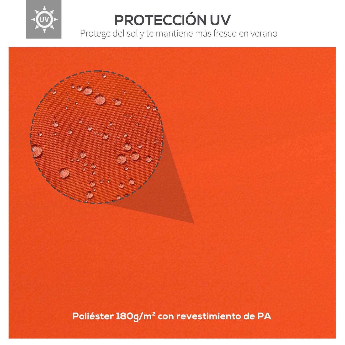 Outsunny Techo de Repuesto 4x3 m para Cenador de Jardín 2 Niveles Transpirable con 10 Orificios de Drenaje Cubierta de Repuesto de Gazebo Pabellón Exterior Rojo