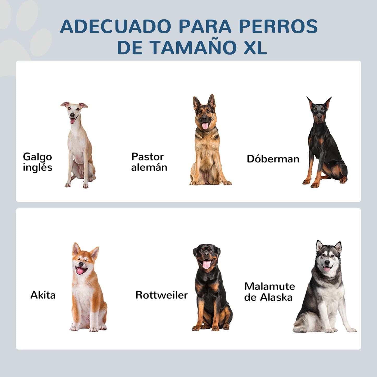 PawHut Comedero Elevado para Perros Cuencos para Perros con 2 Tazones de Acero Inoxidable y Espacio de Almacenaje Oculto 60x30x41 cm Blanco