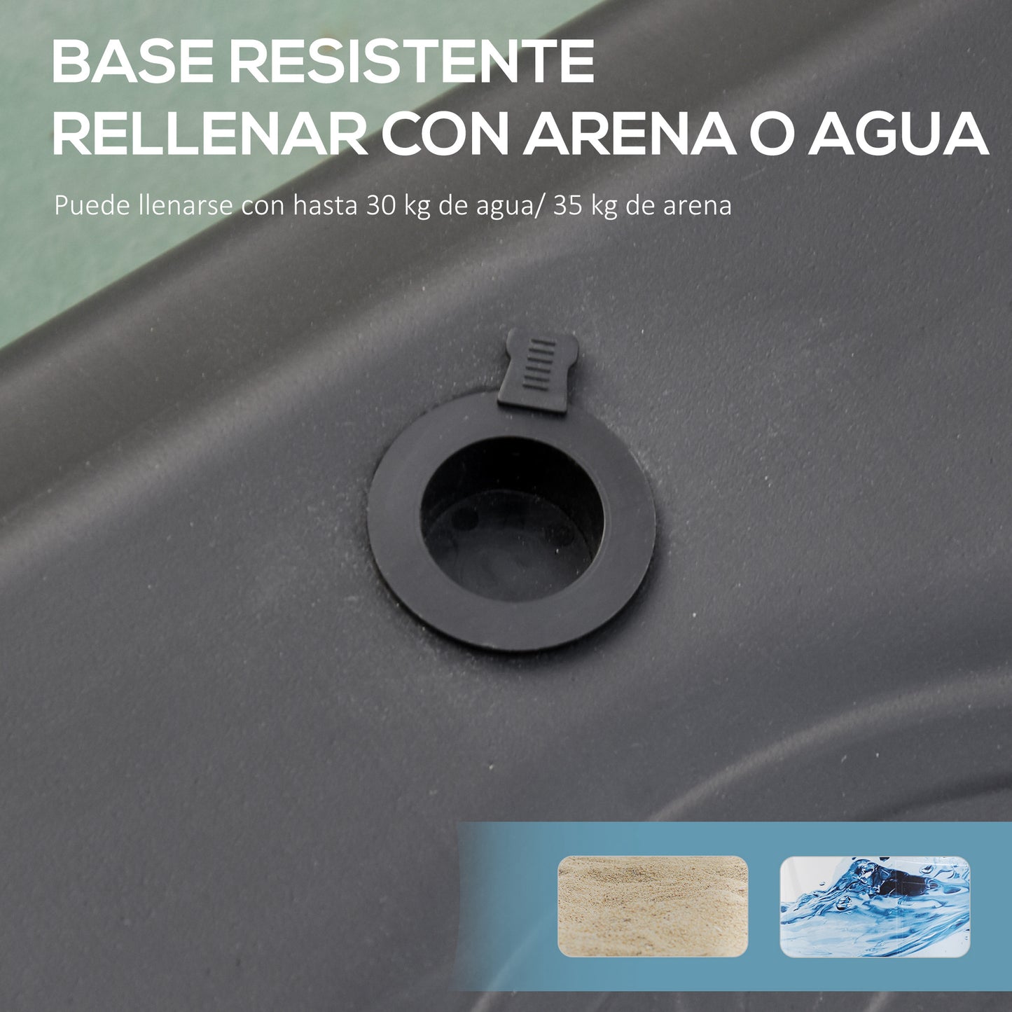 HOMCOM Canasta de Baloncesto con Altura Ajustable 194-249 cm Aro de Baloncesto Portátil con Ruedas y Base Rellenable para Adolescentes y Adultos Negro