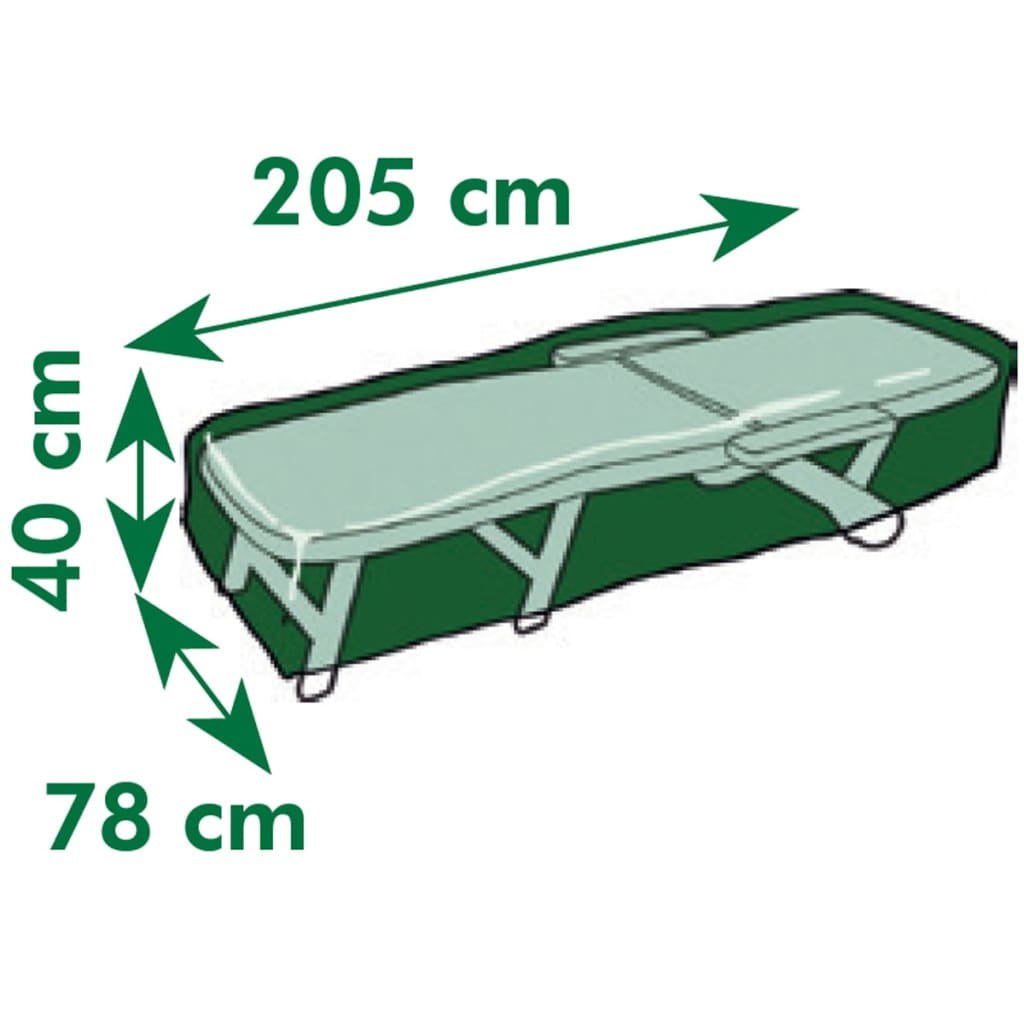 Nature Funda para muebles de jardín para hamacas 205x78x40 cm