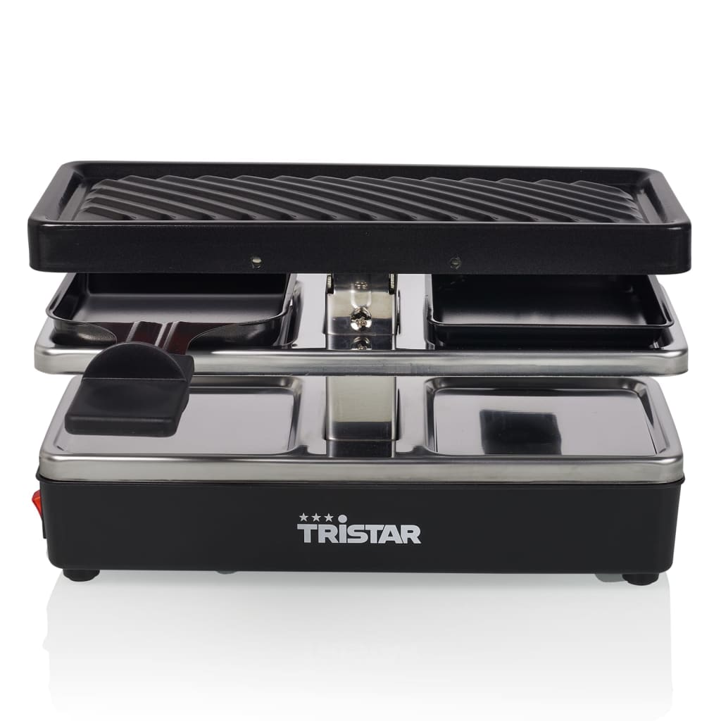 Tristar Plancha raclette 2 personas RA-2741 negro 400 W 23,8x10,4 cm