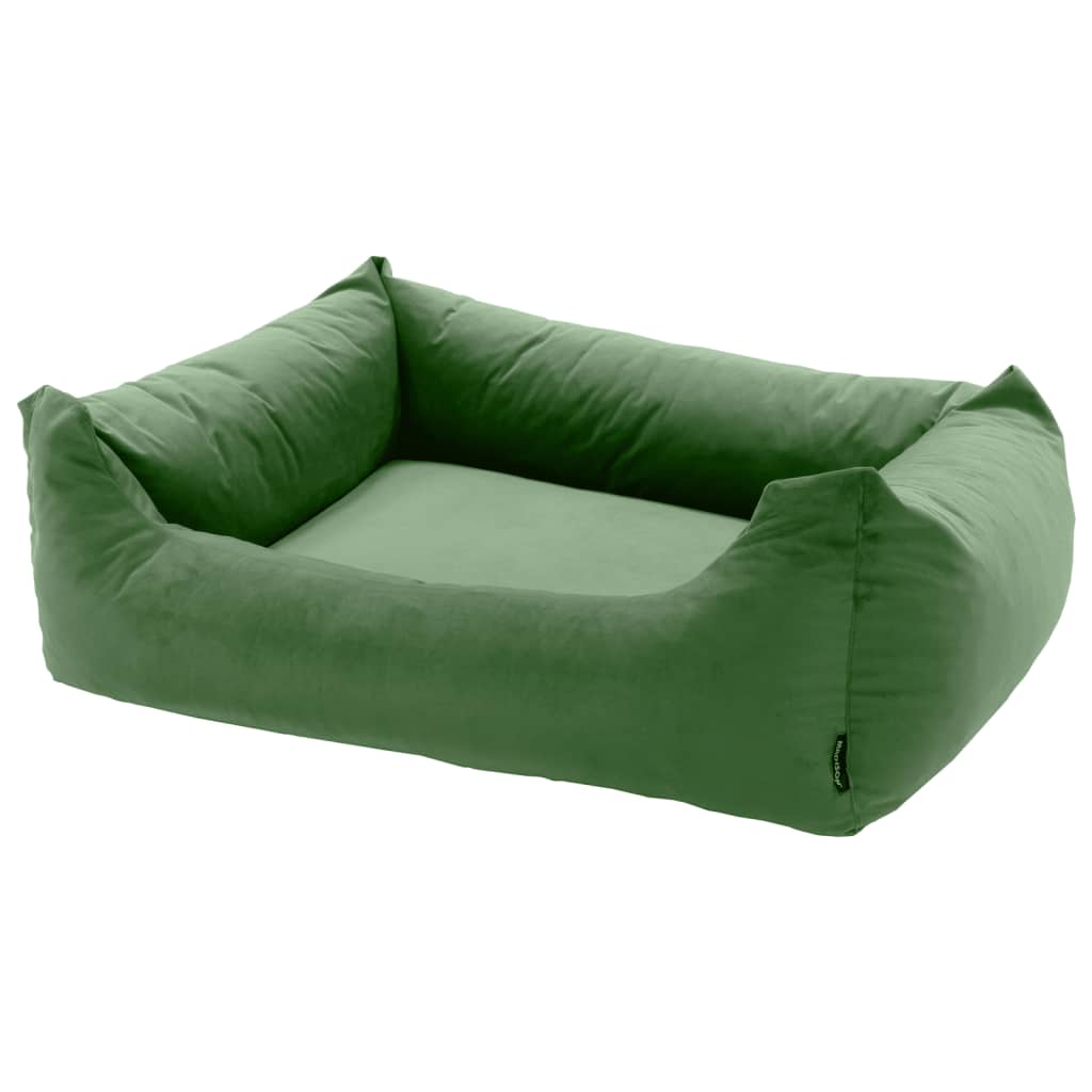 Madison Cama para perros Velvet verde 120x95x28 cm