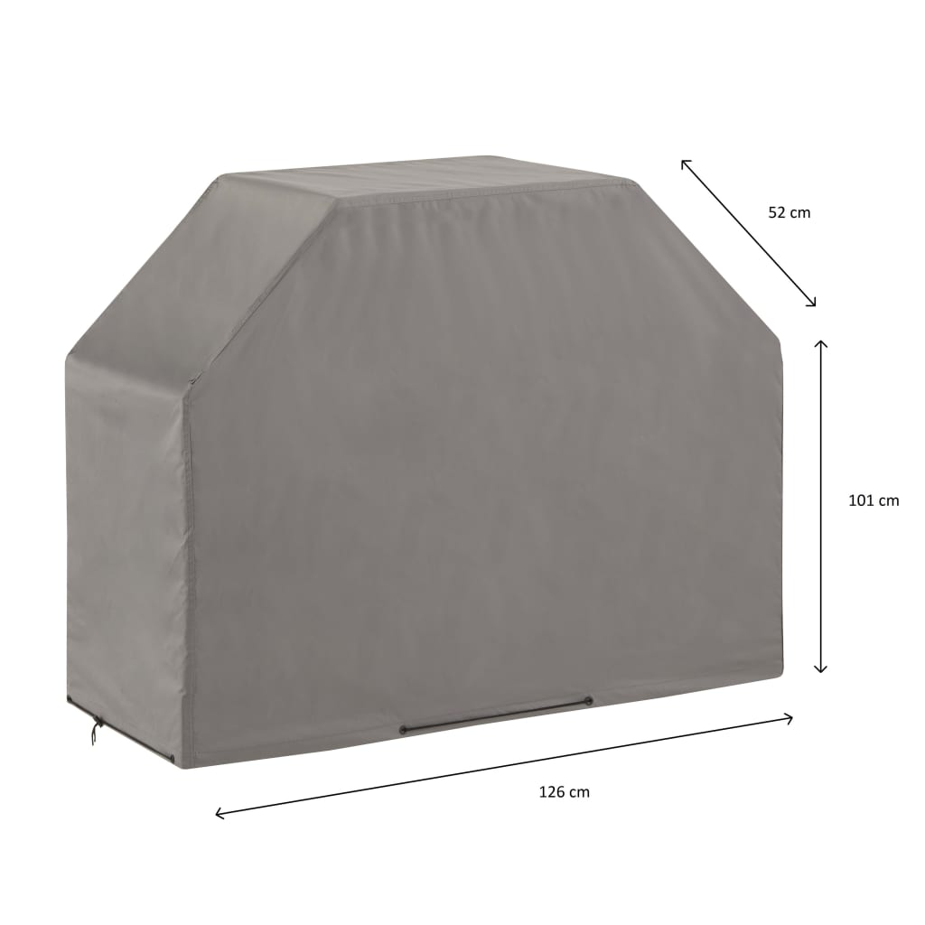 Madison Funda para barbacoa 126x52x101 cm gris