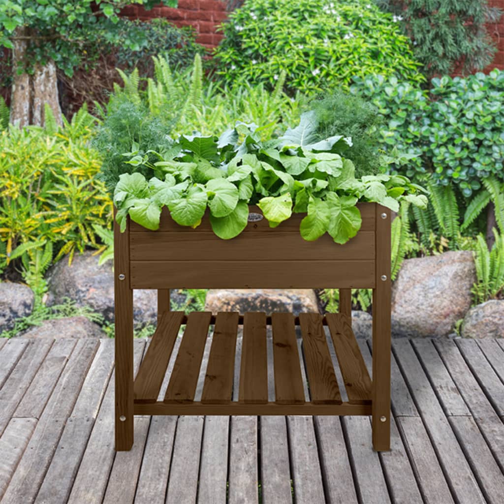 Esschert Design Mesa de cultivo marrón XL