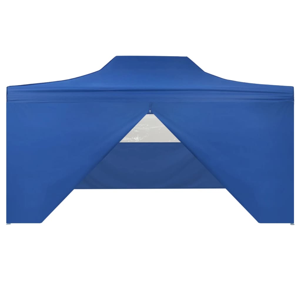 vidaXL Carpa pleglable Pop-up con 4 paredes 3x4,5 m azul