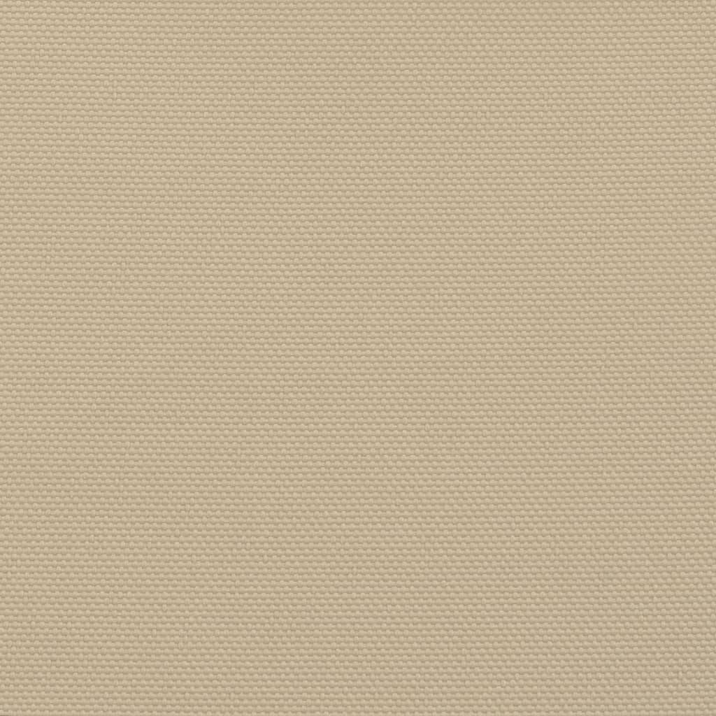 vidaXL Toldo de vela cuadrado tela Oxford beige 2x2 m