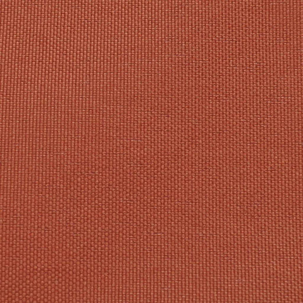 vidaXL Toldo de vela cuadrado de tela Oxford 2x2 m terracotta