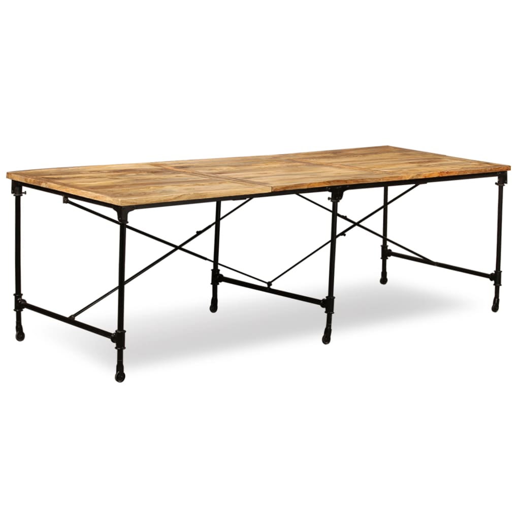 vidaXL Mesa de comedor de madera maciza de mango 240 cm