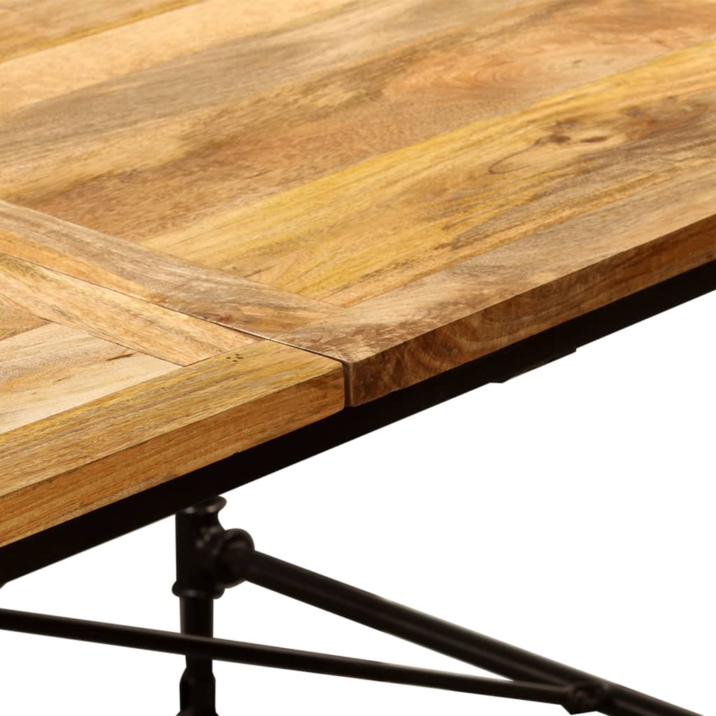 vidaXL Mesa de comedor de madera maciza de mango 240 cm