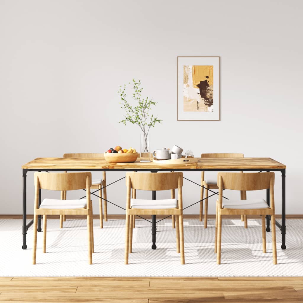 vidaXL Mesa de comedor de madera maciza de mango 240 cm