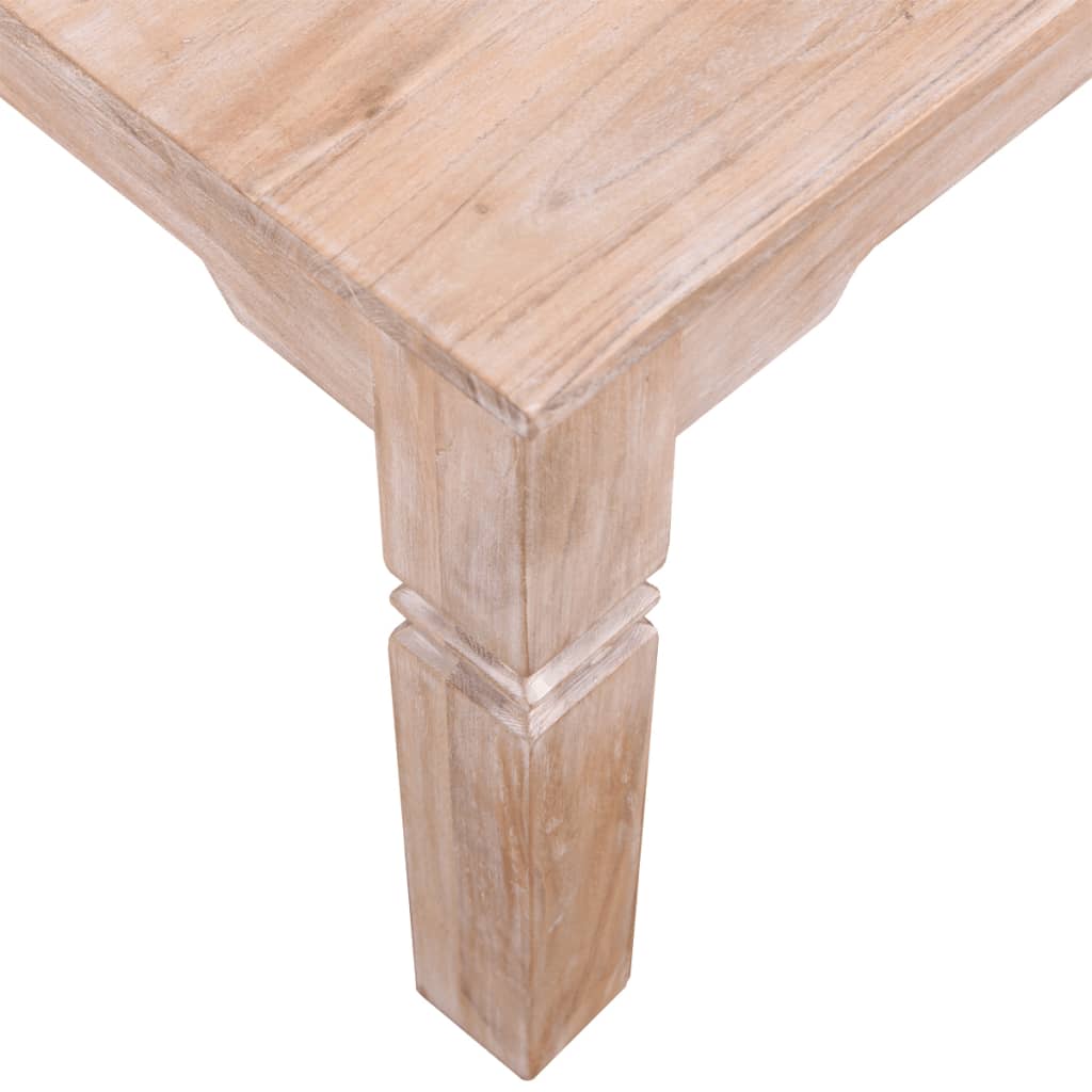 vidaXL Mesa de centro de madera de acacia 110x60x45 cm