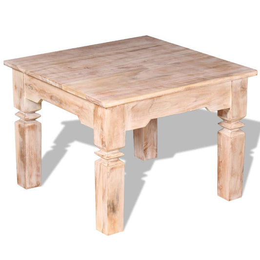 vidaXL Mesa de centro de madera de acacia 60x60x45 cm