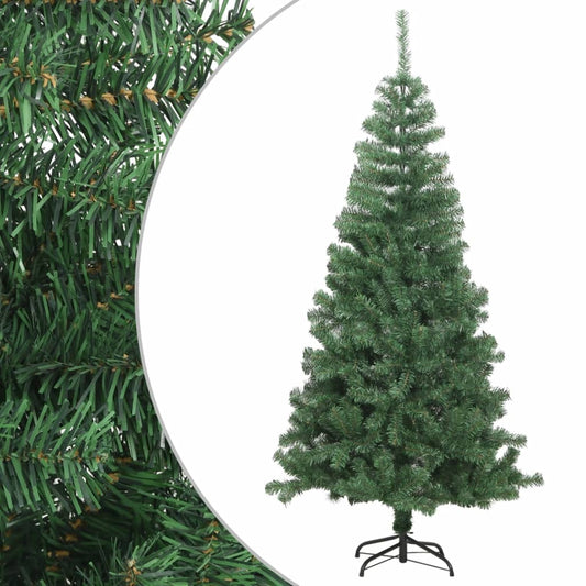 vidaXL Árbol de Navidad artificial L 240 cm verde