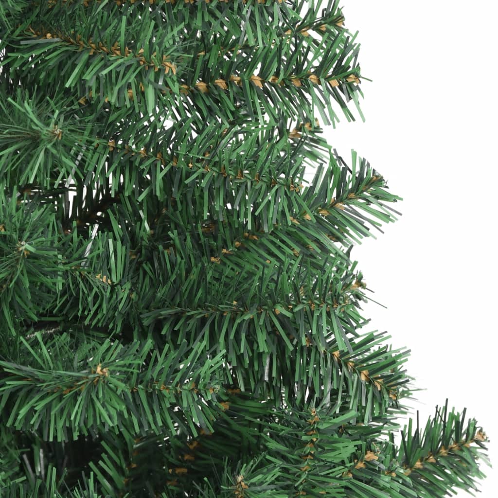 vidaXL Árbol de Navidad artificial L 240 cm verde