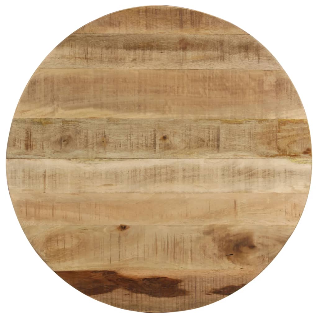 vidaXL Mesa de centro de madera de mango rugosa 65x32 cm