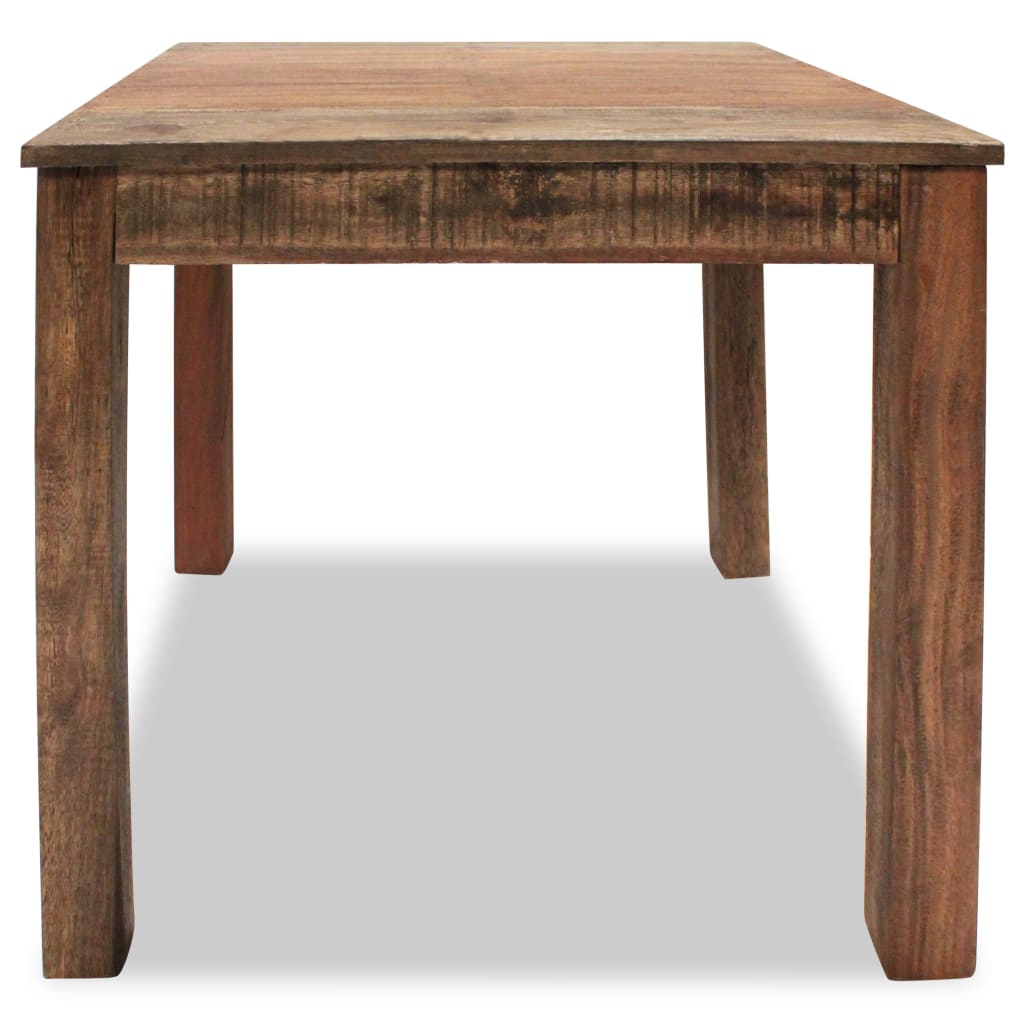 vidaXL Mesa de comedor de madera reciclada mixta 82x80x76 cm