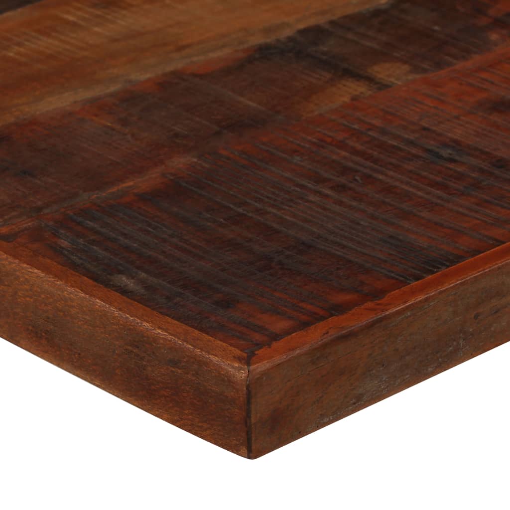 vidaXL Mesa de bar madera maciza reciclada marrón oscuro 120x60x107 cm