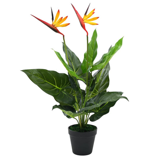 vidaXL Planta strelitzia reginae ave del paraíso artificial 66 cm