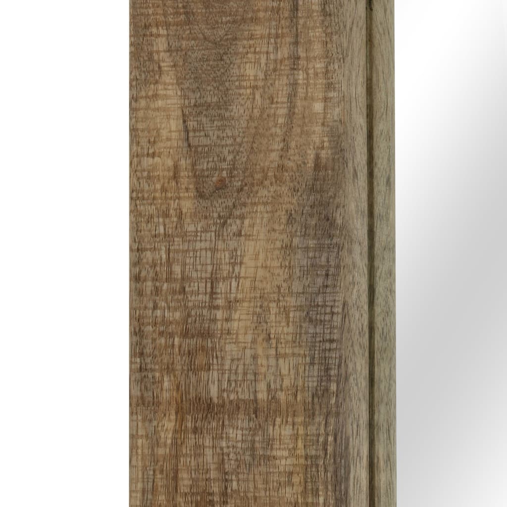 vidaXL Espejo de madera maciza de mango 50x110 cm