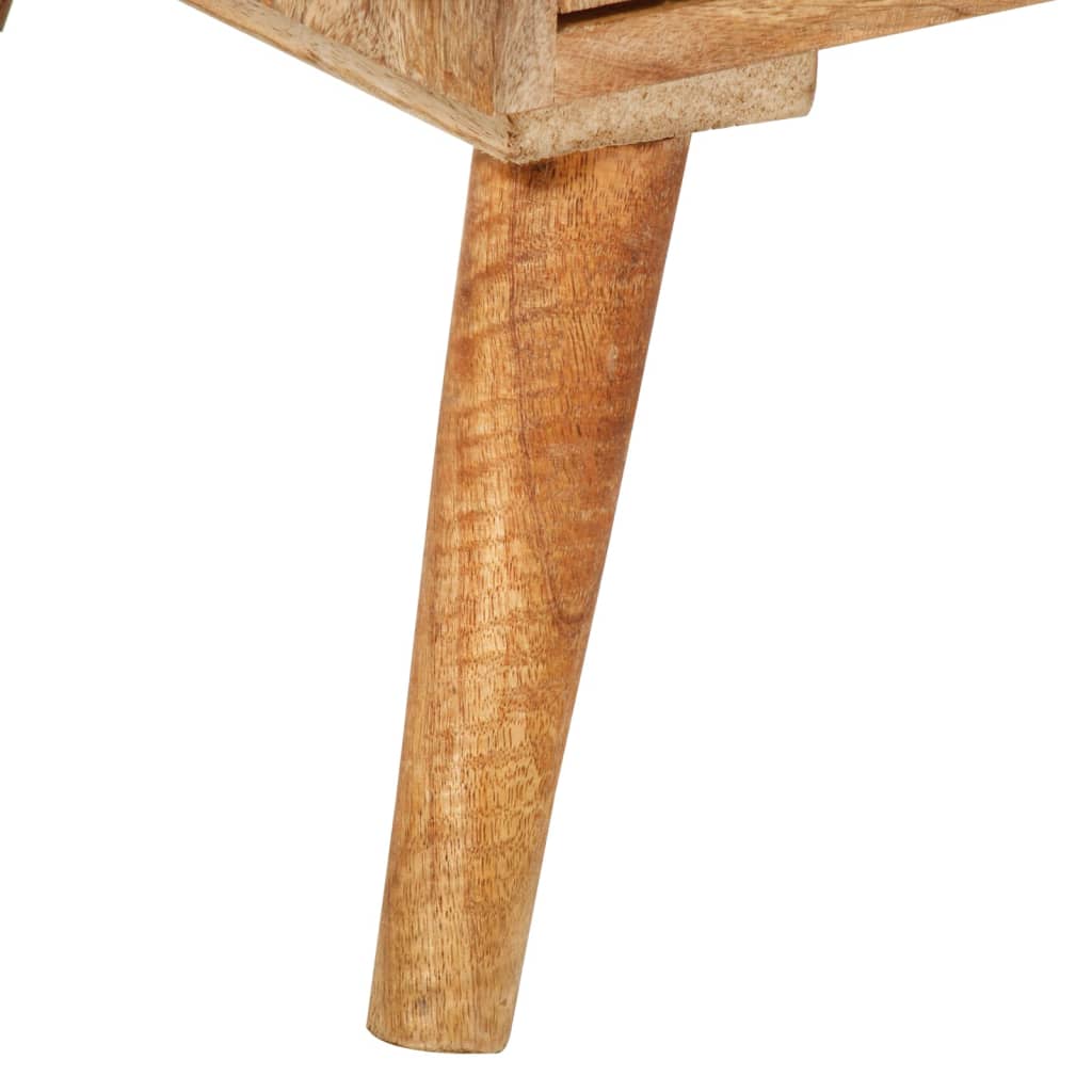 vidaXL Aparador de madera maciza de mango 110x30x60 cm