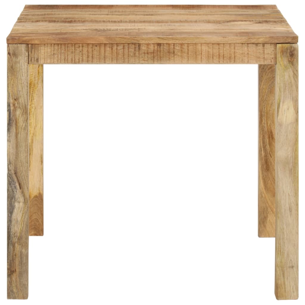 vidaXL Mesa de comedor de madera maciza de mango 82x80x76 cm