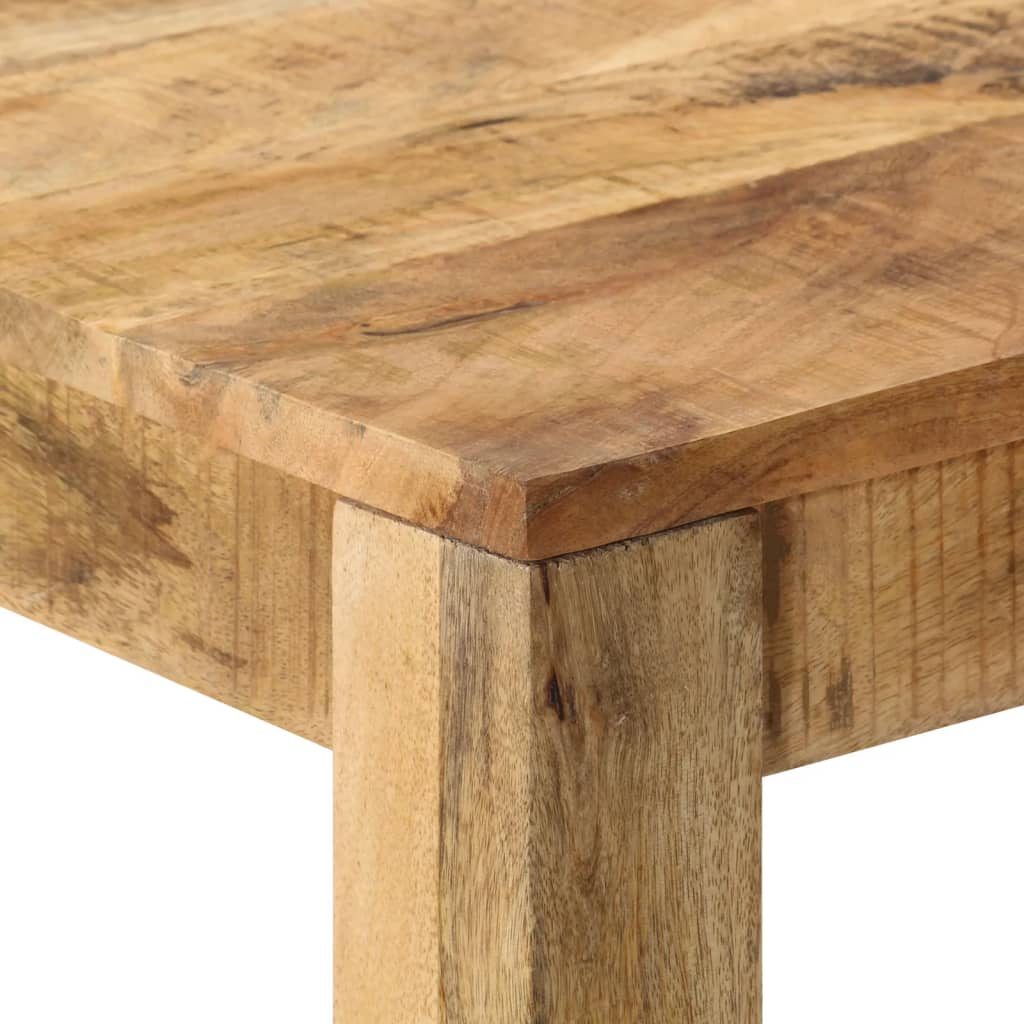 vidaXL Mesa de comedor de madera maciza de mango 82x80x76 cm