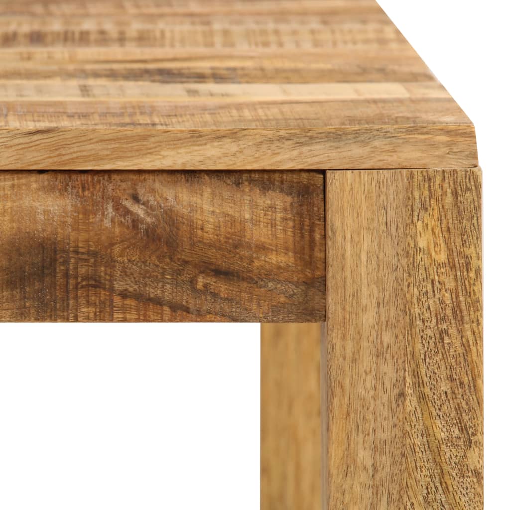 vidaXL Mesa de comedor de madera maciza de mango 82x80x76 cm