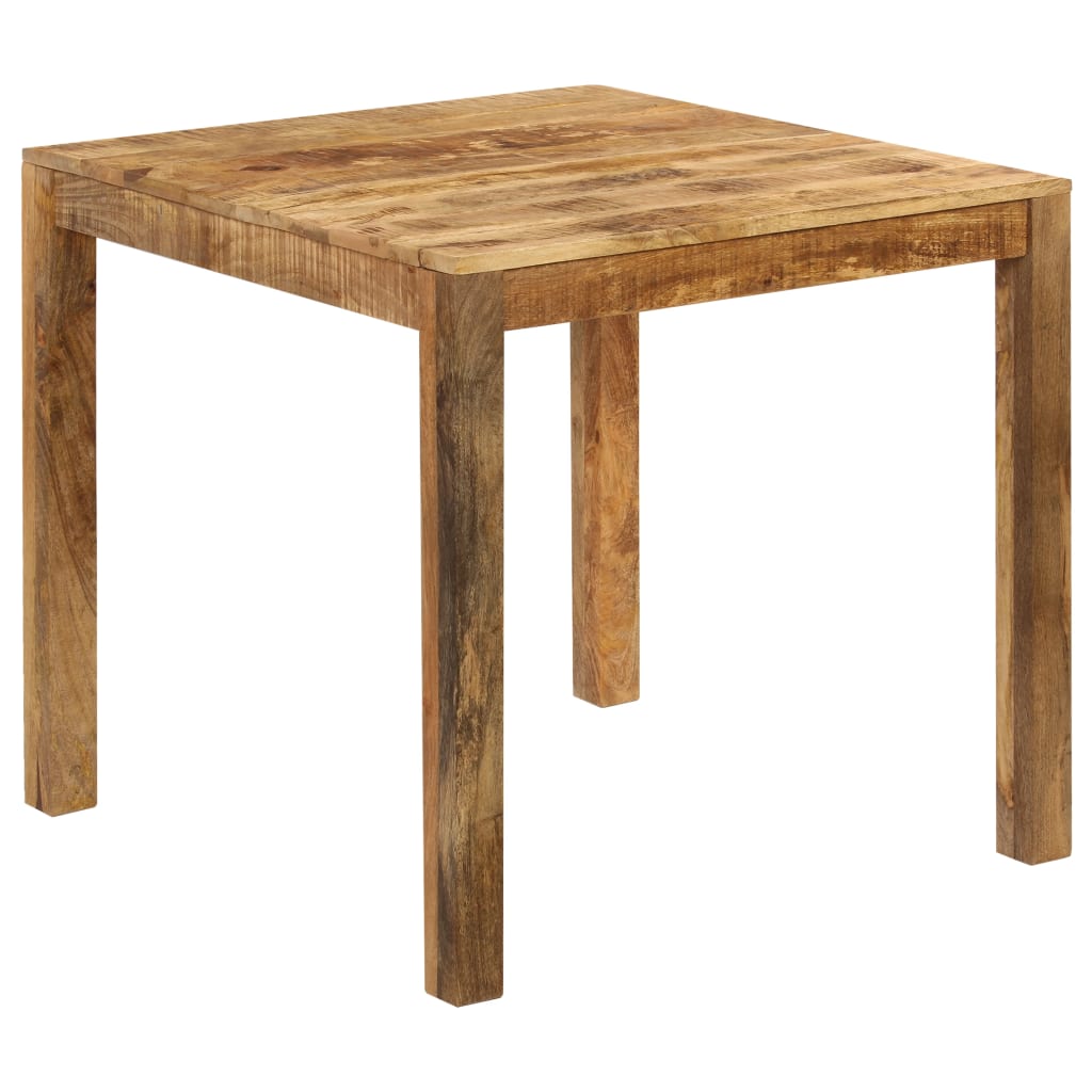 vidaXL Mesa de comedor de madera maciza de mango 82x80x76 cm