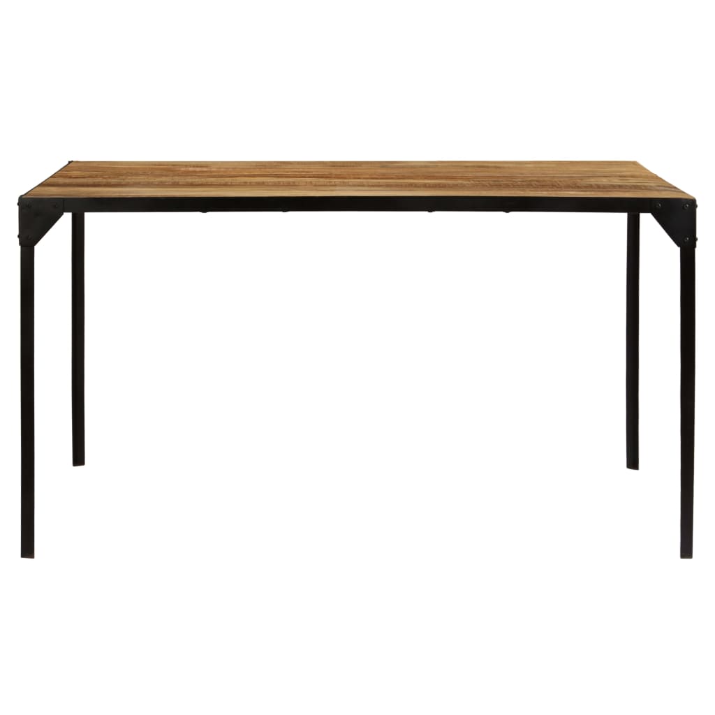 vidaXL Mesa de comedor de madera maciza de mango 140x140x76 cm