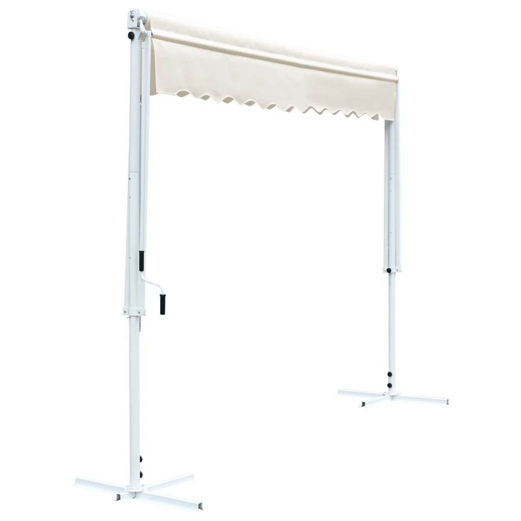 vidaXL Toldo independiente 3x3 m color crema