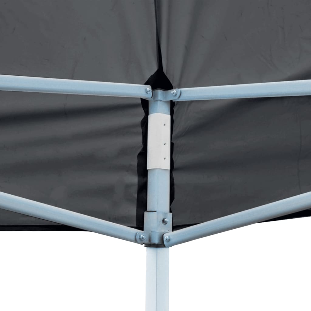 vidaXL Carpa plegable Pop-up con paredes laterales 3x6 m antracita