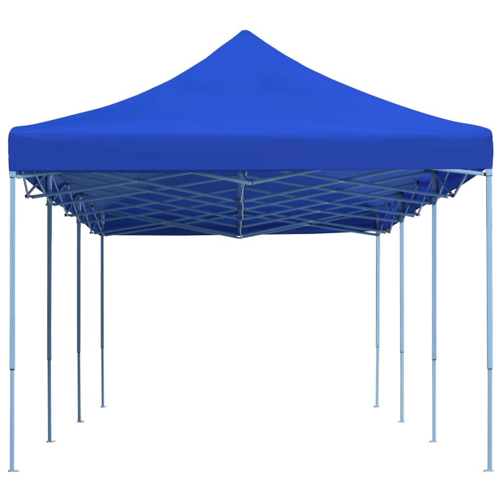 vidaXL Carpa para fiestas pop-up plegable azul 3x9 m