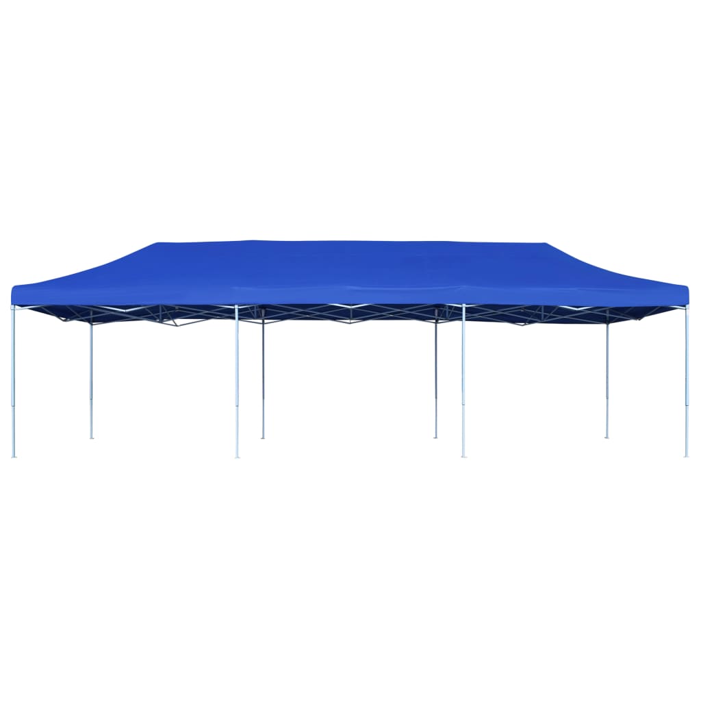 vidaXL Carpa para fiestas pop-up plegable azul 3x9 m