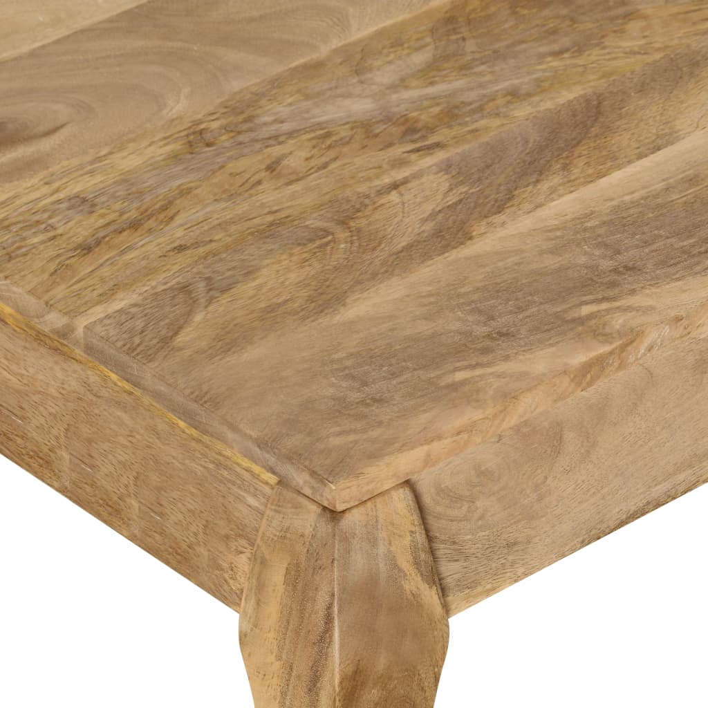 vidaXL Mesa de centro de madera de mango maciza 110x60x40 cm