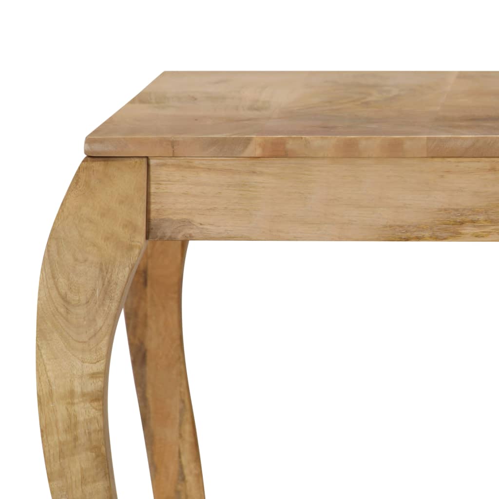 vidaXL Mesa de comedor de madera maciza de mango 118x60x76 cm