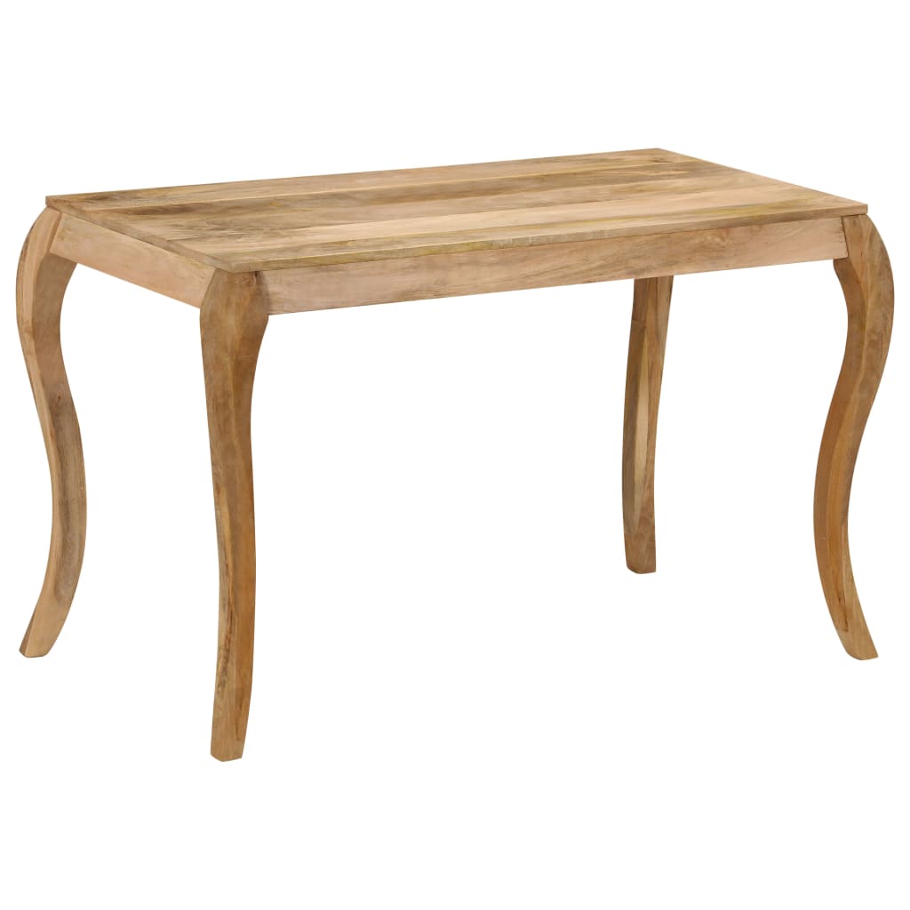 vidaXL Mesa de comedor de madera maciza de mango 118x60x76 cm